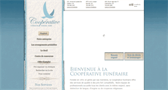 Desktop Screenshot of cooperativefuneraire.ca
